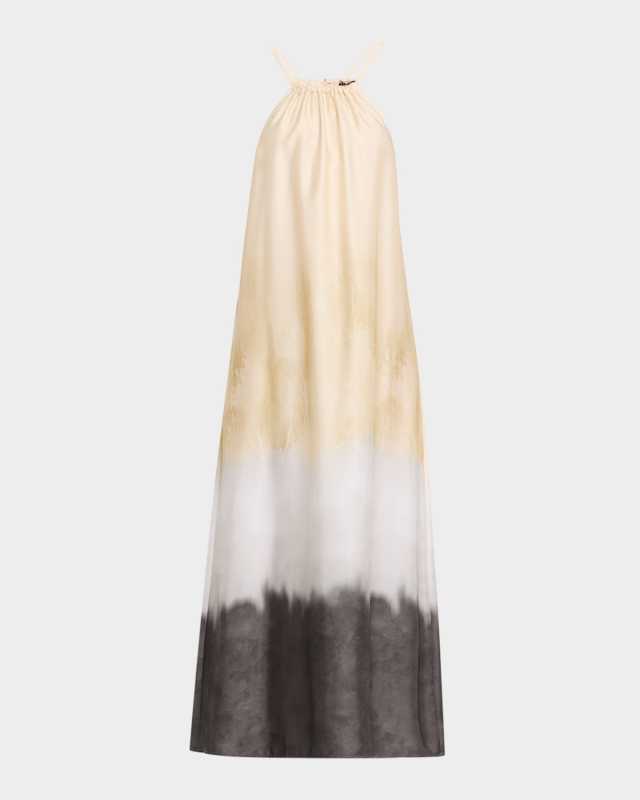 Sleeveless Ombre Maxi Dress